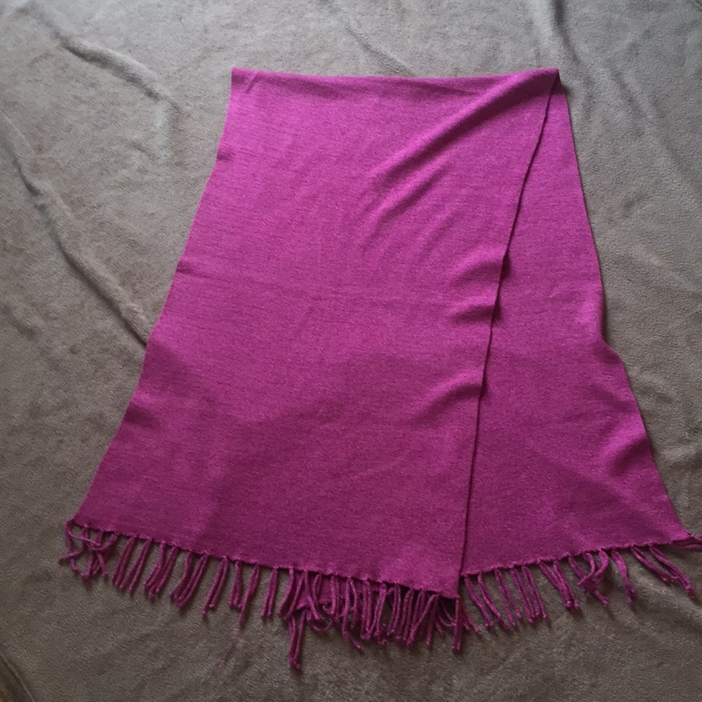 Pink sparkly scarf